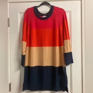 LuLaRoe Lauren- Sweater Dress- Large